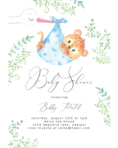 Newborn Baby  Baby Shower Invitation