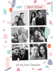 Best Friend Photo Upload Card