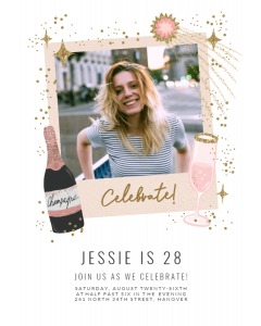 Celebrate!  Birthday Invitation