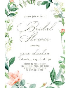 Peach And Greenery
