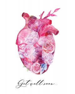 Artistic Floral Heart