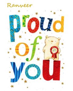 Personalised Well Done Card