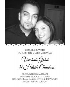 Two To One  Wedding Invitation