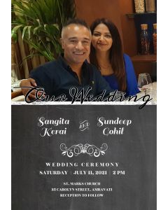 Our Wedding  Wedding Invitation