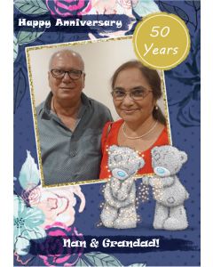 Me To You Tatty Teddy Nan & Grandad 50 Year Anniversary