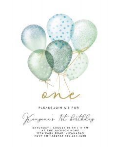 Whimsical Glitter Balloons