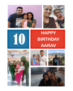 Photo Brothers Birthday Card