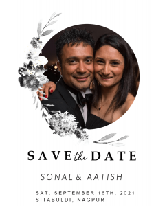 Buy Customized Smokey Flowers Save the Date Photo Card