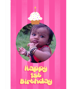 1st Cupcake Birthday