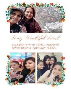 To My Wonderful Friend Photo Upload Card