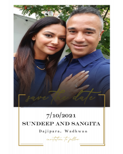 Buy Customized New Era Save The Date Card Online