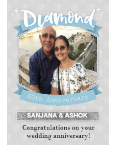 Diamond 60th Anniversary Card
