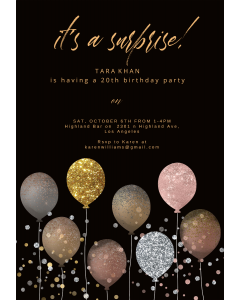 Glitter Balloon