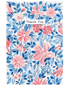 Blue Coral Florals