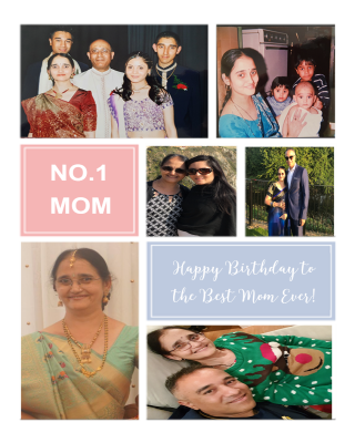 Birthday Card Photo Upload Card No1 Mum