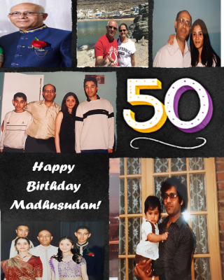 Multi Photo Upload 50th Birthday Card