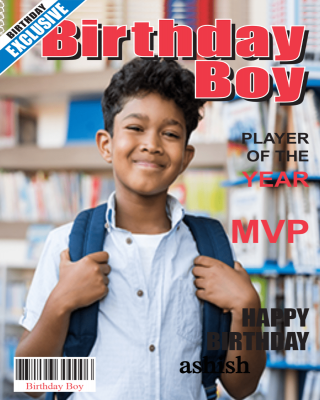 Player Of The Year Magazine Cover Birthday