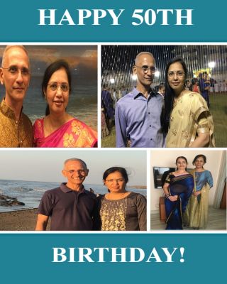 50th Birthday Photo Upload Card