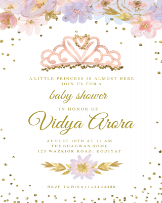 Coming True Baby Shower Invitation