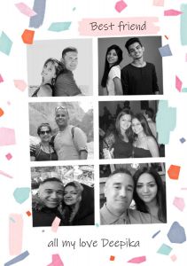 Best Friend Photo Upload Card